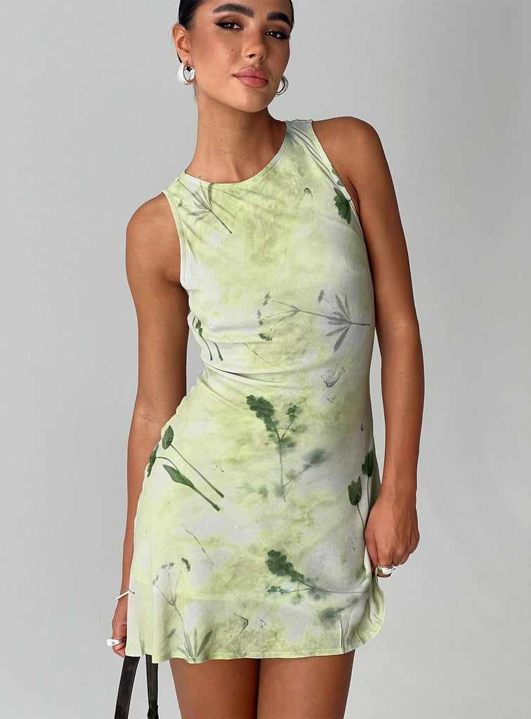 Violet Mini Dress Green main image 1
