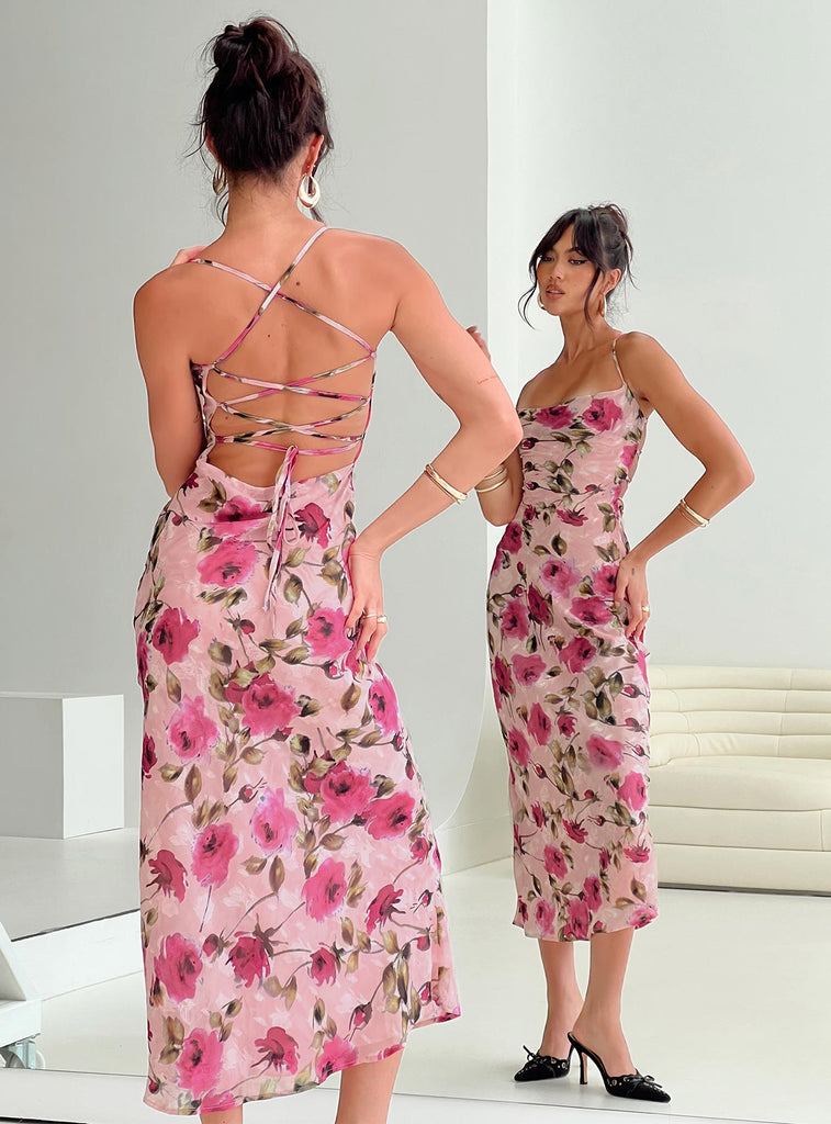 Buy GG FASHION Women's Maxi Dress (109_Pink_XS) at