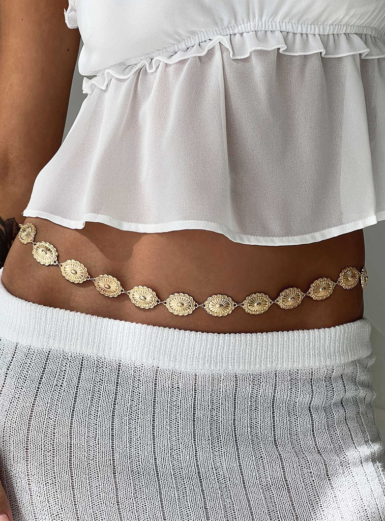 Sunder Chain Belt Gold | Princess Polly Sunder Chain Belt Gold | Princess Polly