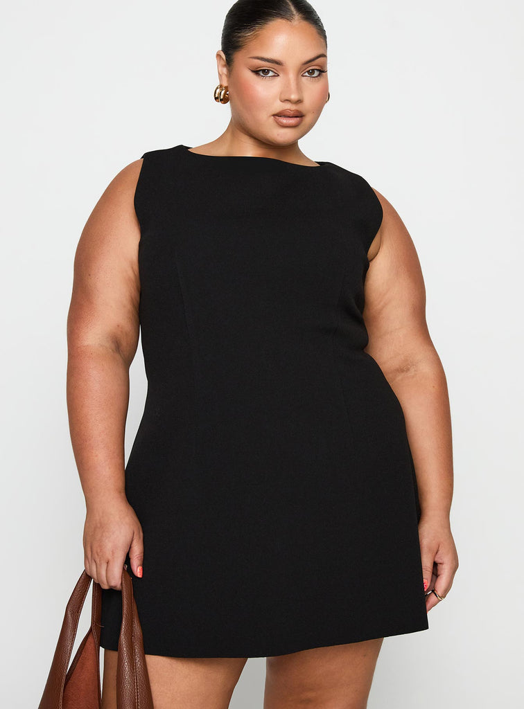 Anse Mini Dress Curve | Black | Womens Anse Mini Dress Curve | Black | Womens