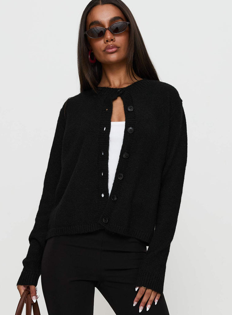 Denmark Cardigan Black | Princess Polly