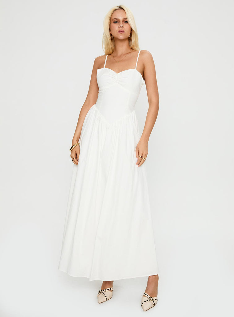 Ceremonious Maxi Dress White | Princess Polly Ceremonious Maxi Dress White | Princess Polly