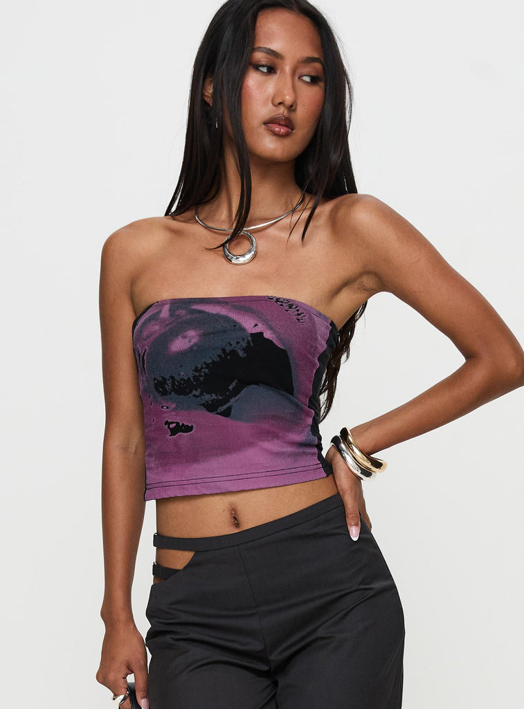 Cherry Lips Tube Top Multi Princess Polly