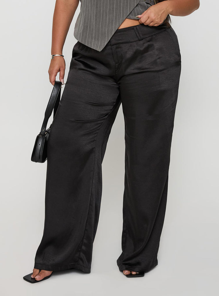 Premiere Plain Tall Pant - Black main image 1