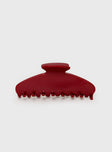 Caterina Hair Clip Red