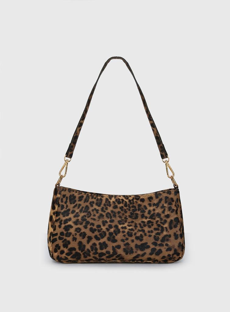 Cheeky Shoulder Bag Leopard Princess Polly