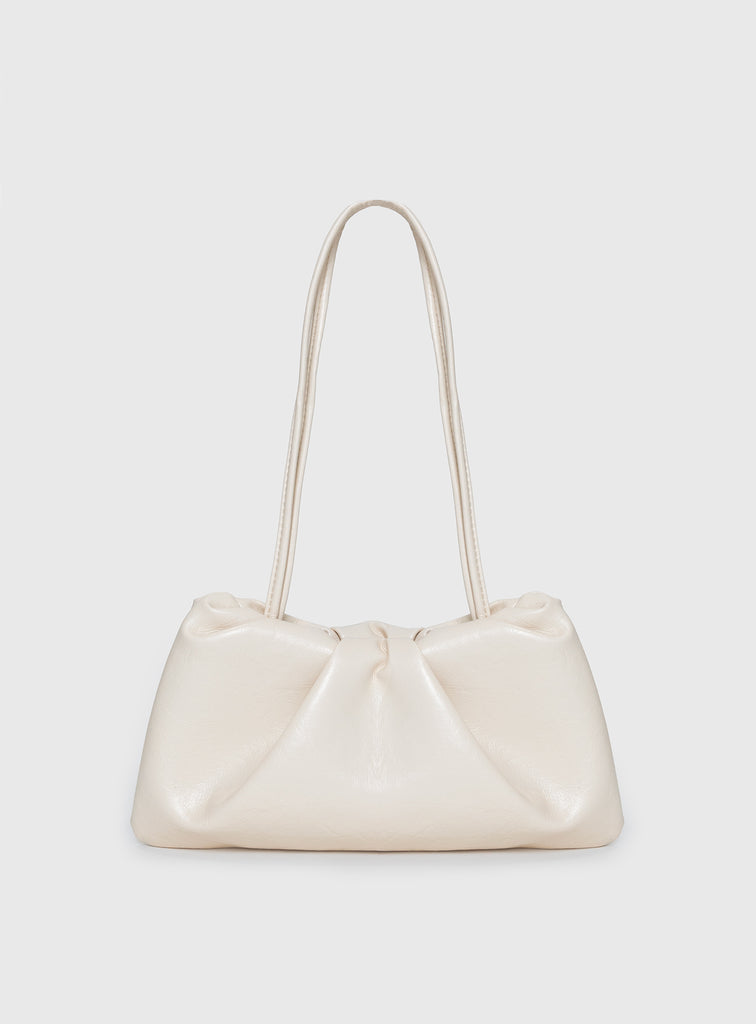 Just Peachy Shoulder Bag White | Princess Polly