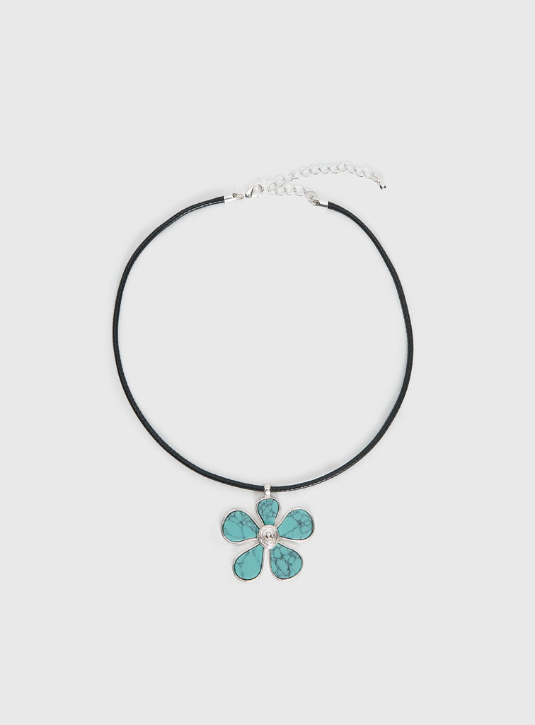Pretty in Blue Pendant Necklace