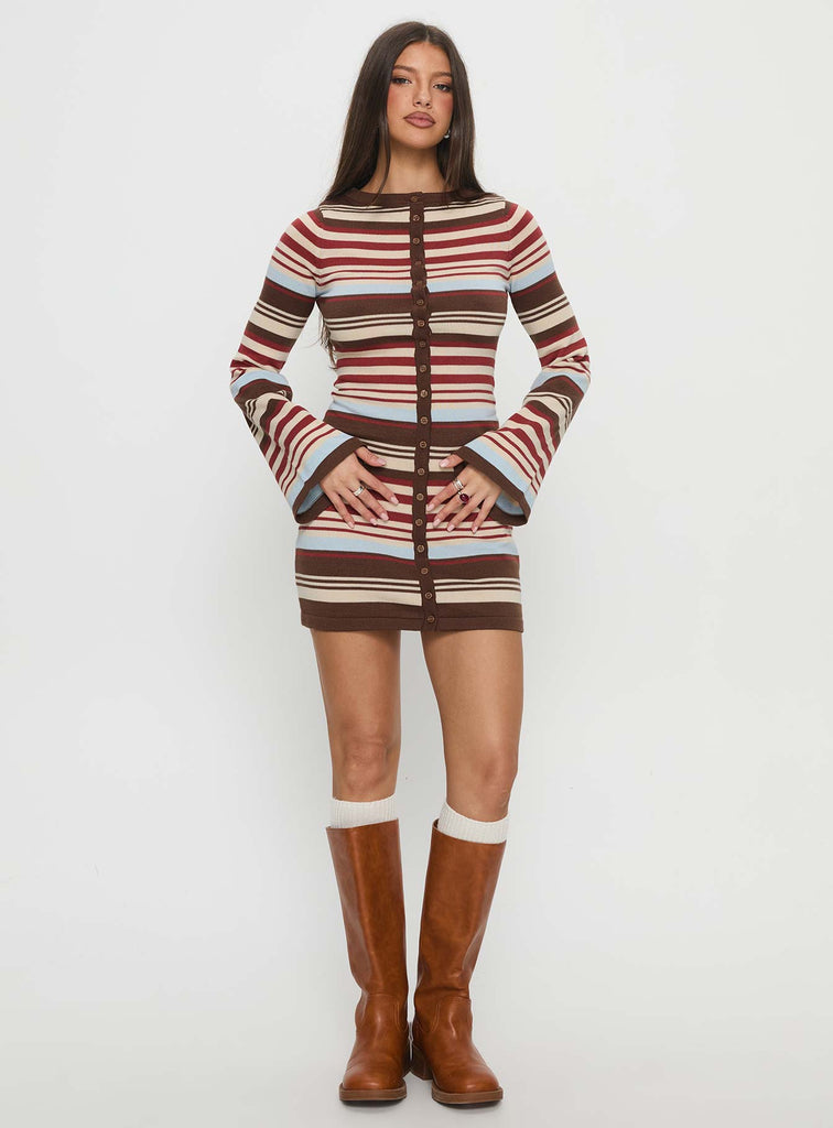animal viscose dress long sleeve Kuta Geopard V-Neck Long Sleeves Viscose Dress – Karua