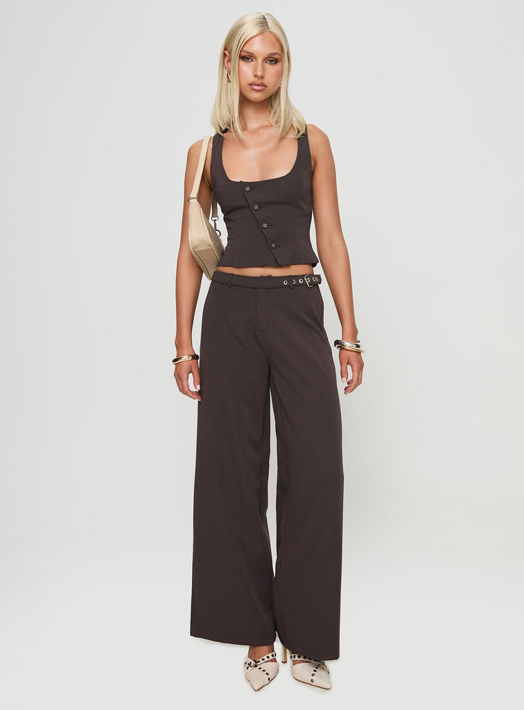 Azari Top - Brown