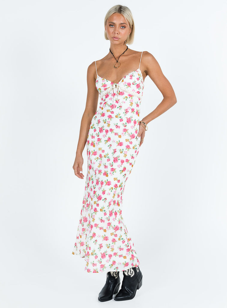 emily maxi dress pink floral Princess Polly Emily Maxi Dress