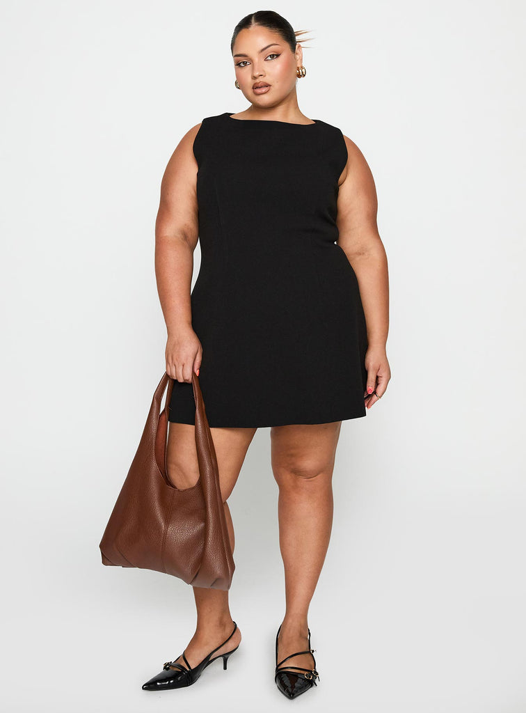 Anse Mini Dress Curve | Black | Womens Anse Mini Dress Curve | Black | Womens