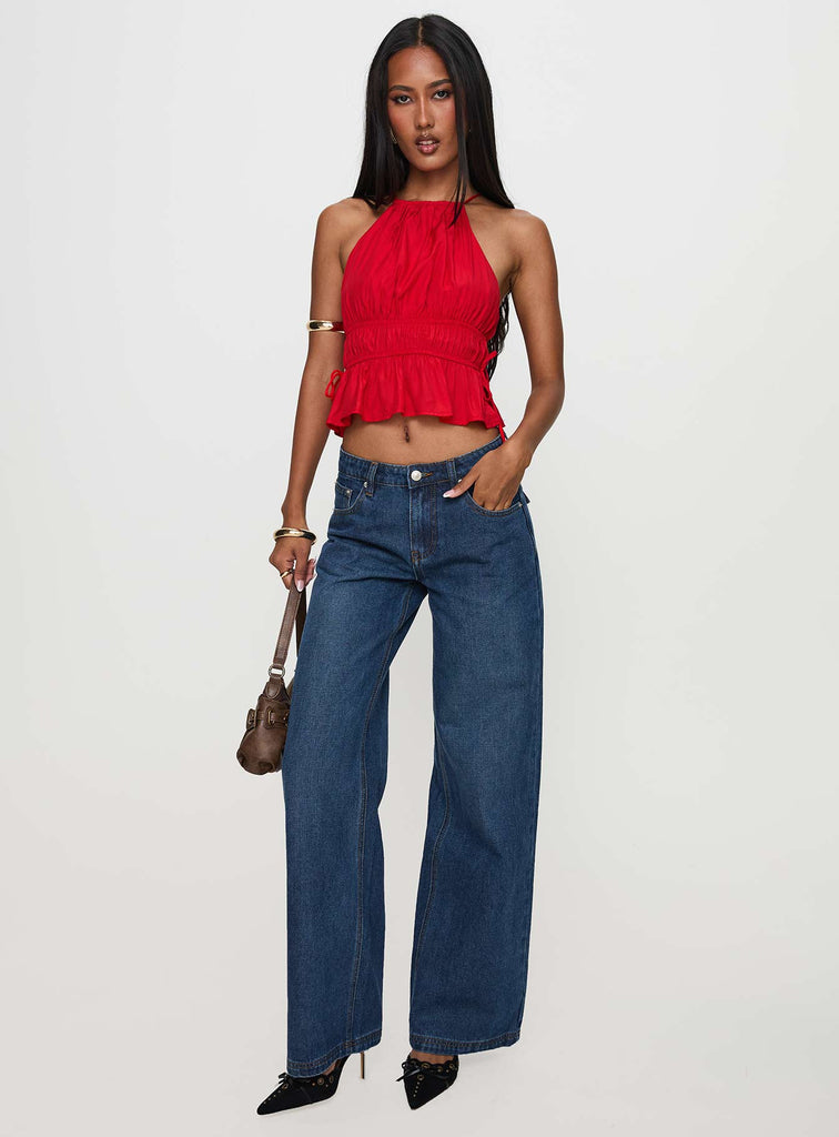 Rozier Top Red | Princess Polly