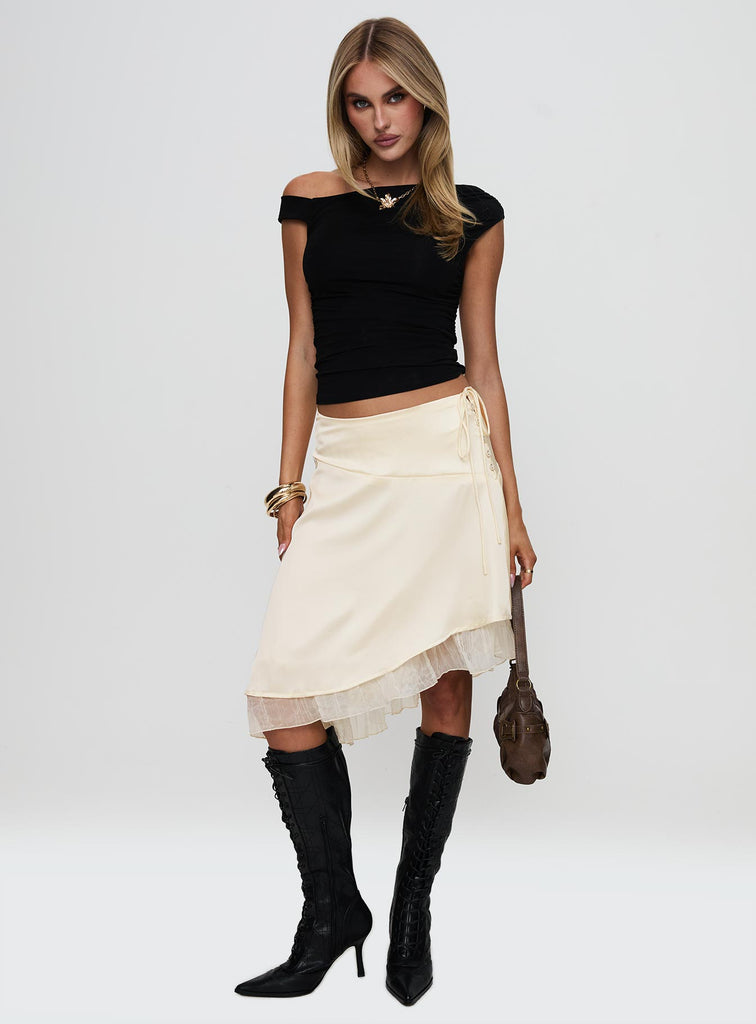 Romy Viscose Satin Skirt main image 1