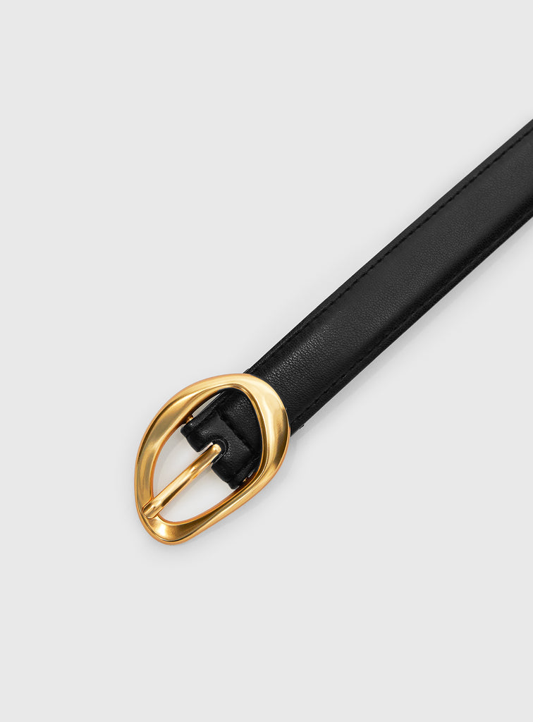 Atreides Belt Black / Gold | Princess Polly display picture 1