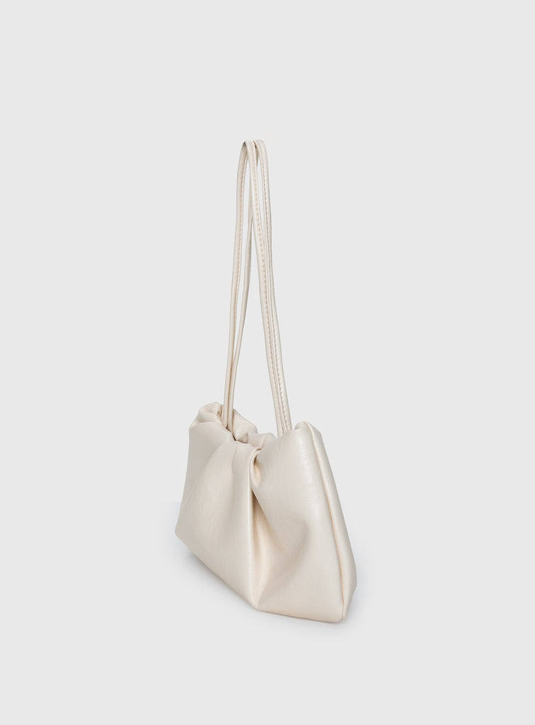 Just Peachy Shoulder Bag White | Princess Polly