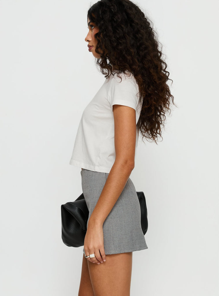 Ynes Mini Skirt Grey | Princess Polly