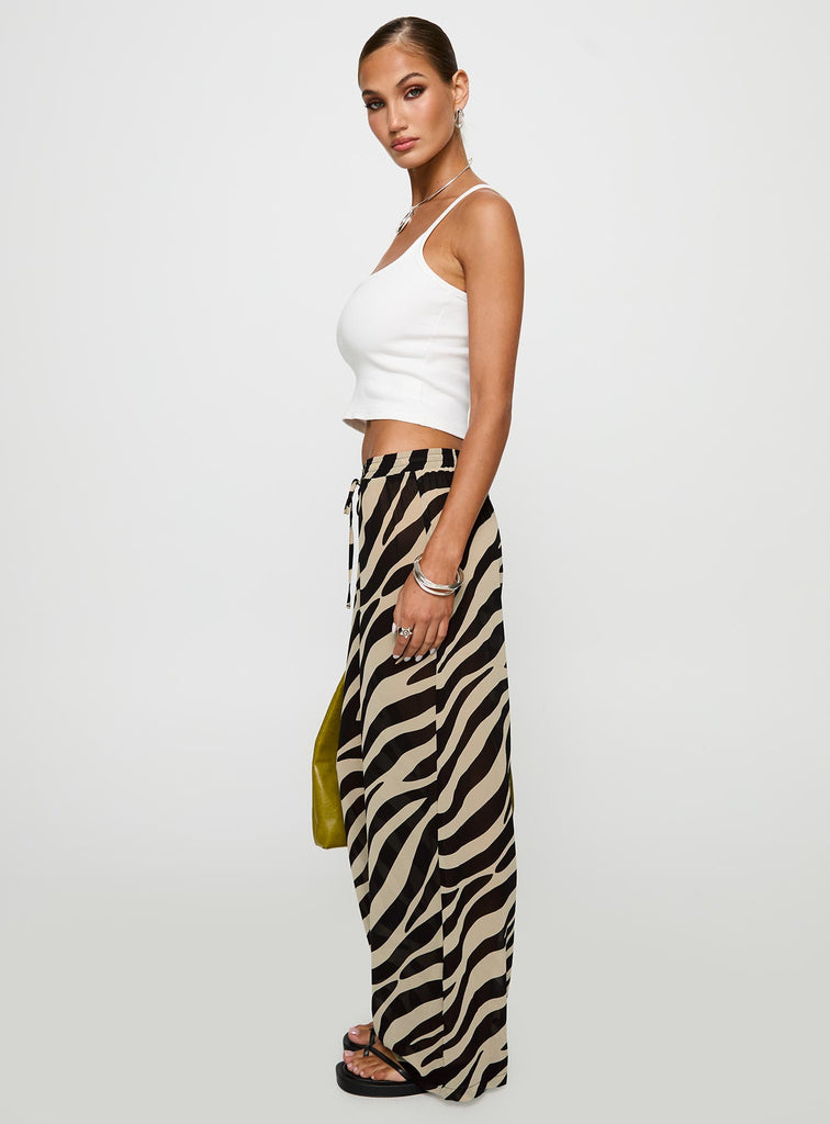Riley Pant Zebra Mesh