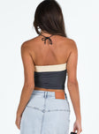 Tube top Folded neckline Good stretch Unlined 