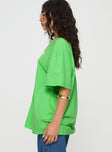 Thread Together Support Your Friends Oversized Tee Green