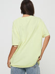 Graphic tee Crew neckline, drop shoulder Good stretch, unlined  Princess Polly Lower Impact