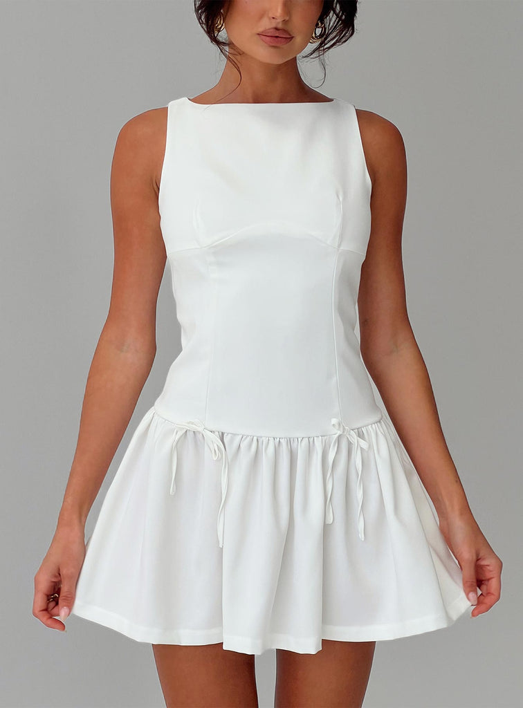 Milienne Mini Dress | White | Womens