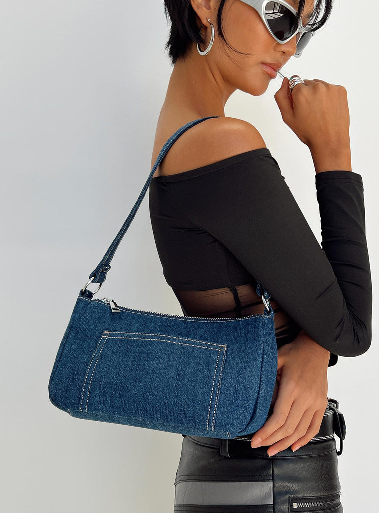 Diva Shoulder Bag Denim | Princess Polly USA