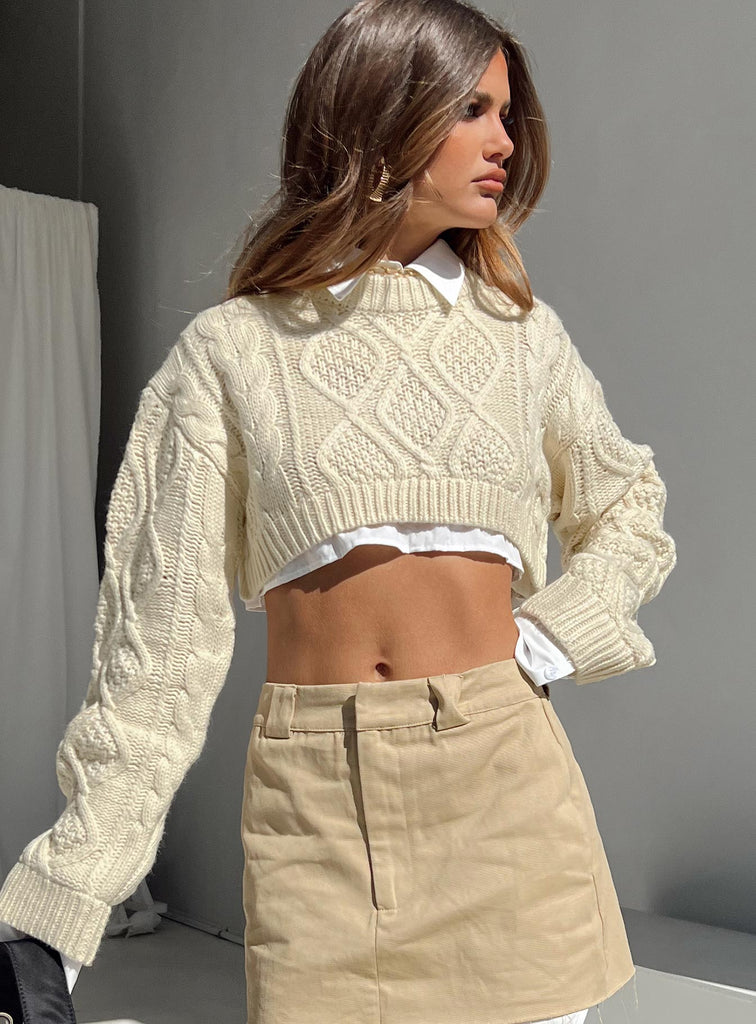Get The Perfect & Smallest Crop For Your Sweater, Sliver Crop Top