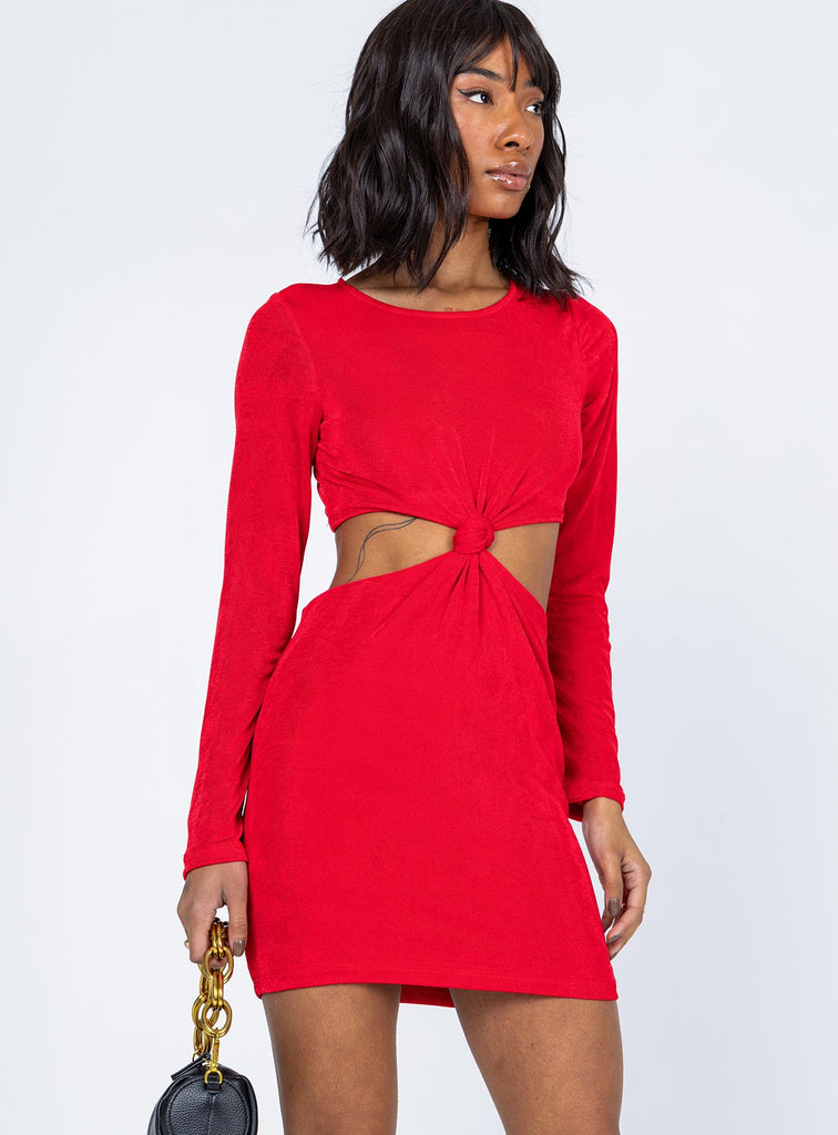 Hope Lace See Thru Red Mini Dress only $19.99