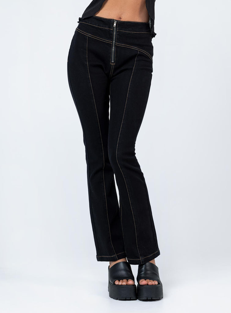 Buy Zella Live In High Waist Pocket Flare Pants - Black At 68% Off