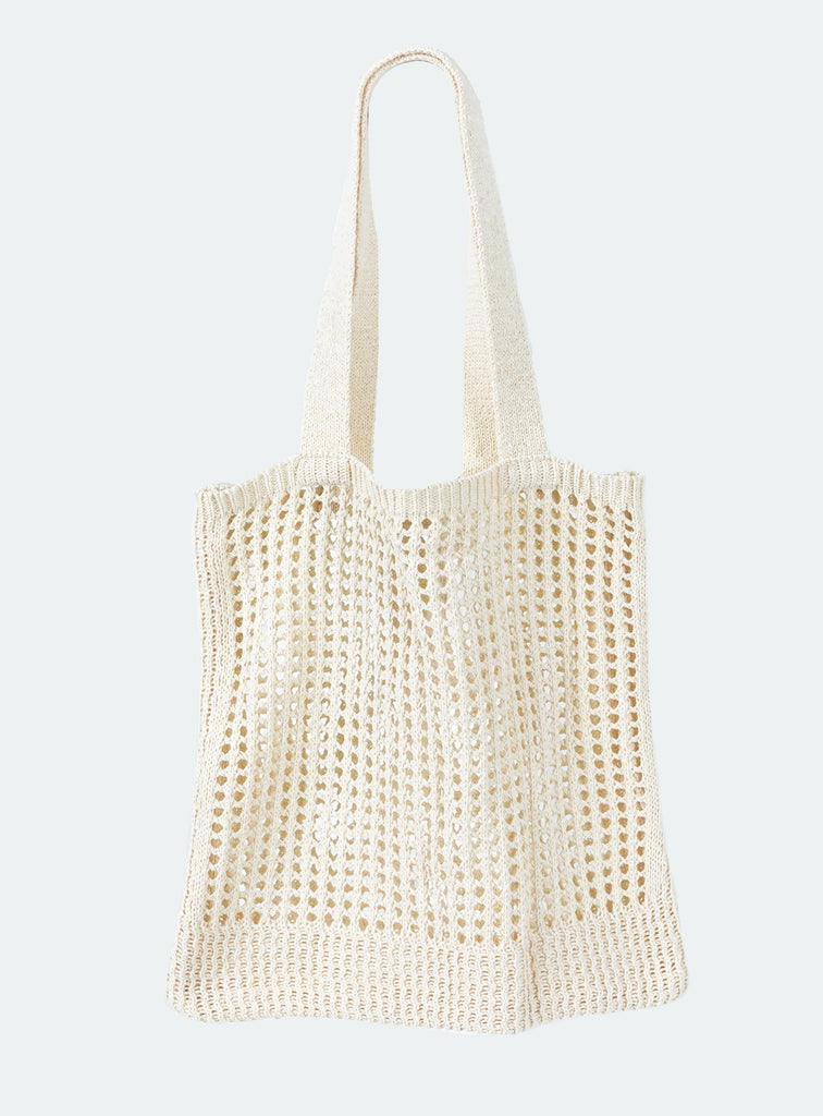 OHS Teddy Fleece Tote Bag - Cream