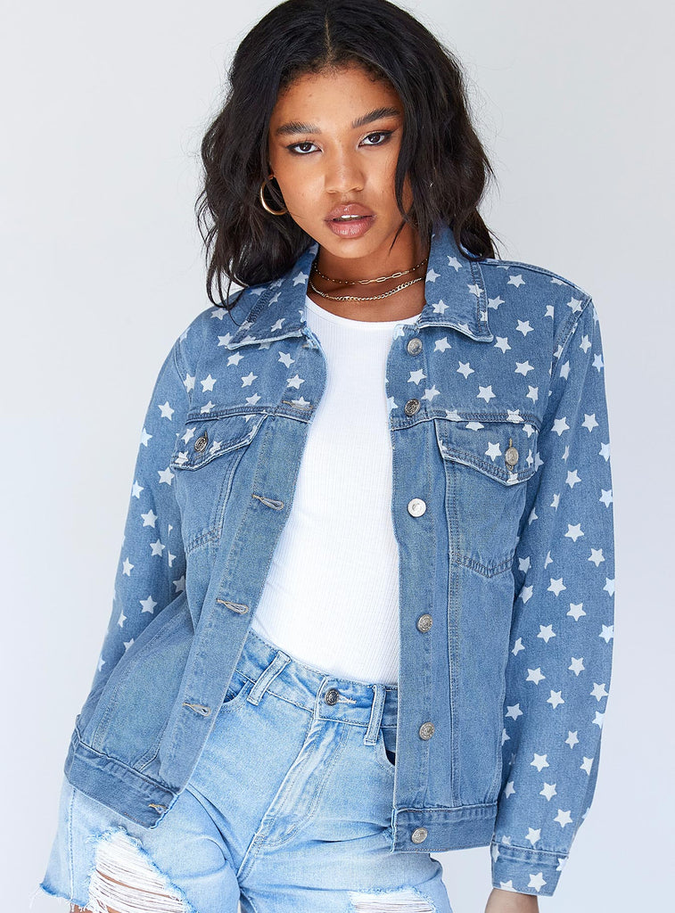 Princess polly on sale western denim jacket