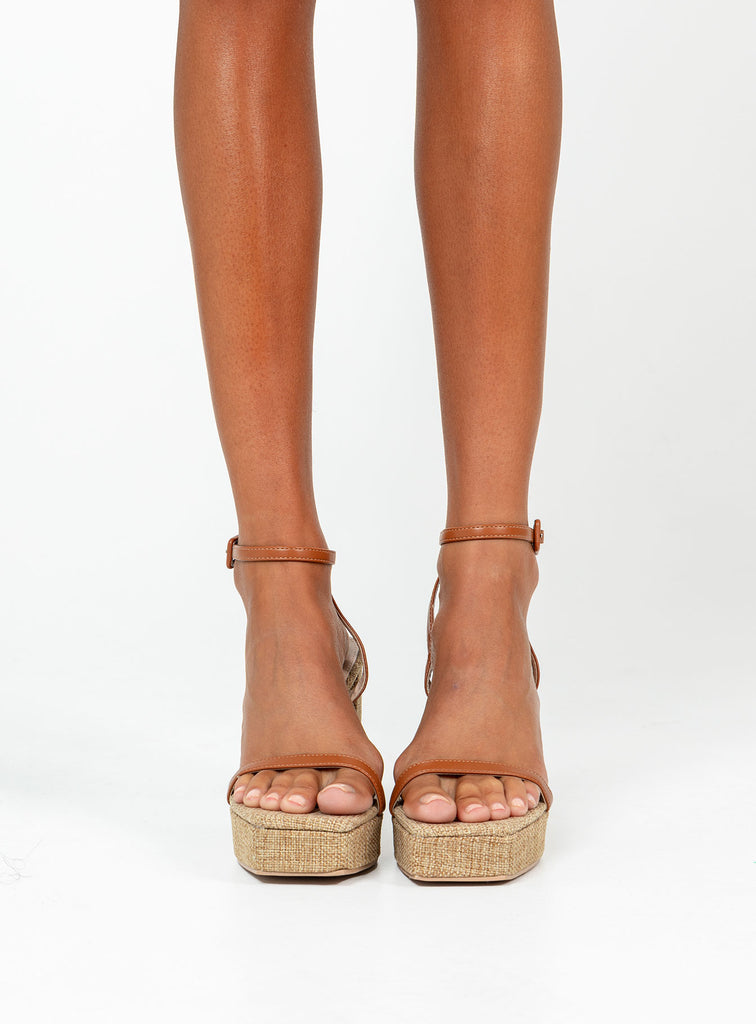 asos tan heels