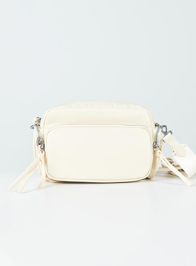 Lonnie Eco Nylon Crossbody Bag Beige