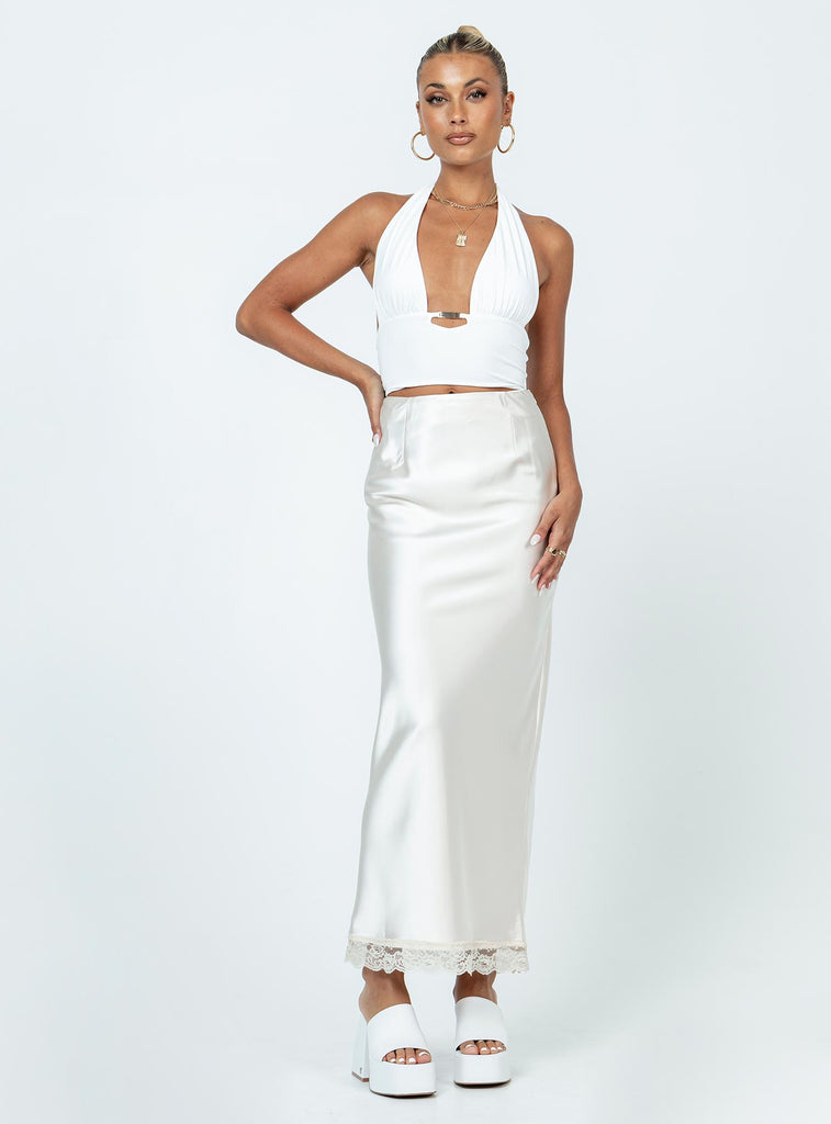 Kamden Midi Skirt Cream