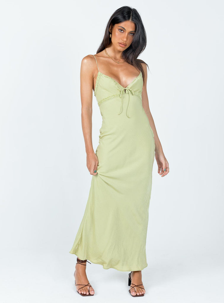 Emily Maxi Dress Green | Princess Polly Emily Maxi Dress Green | Princess Polly