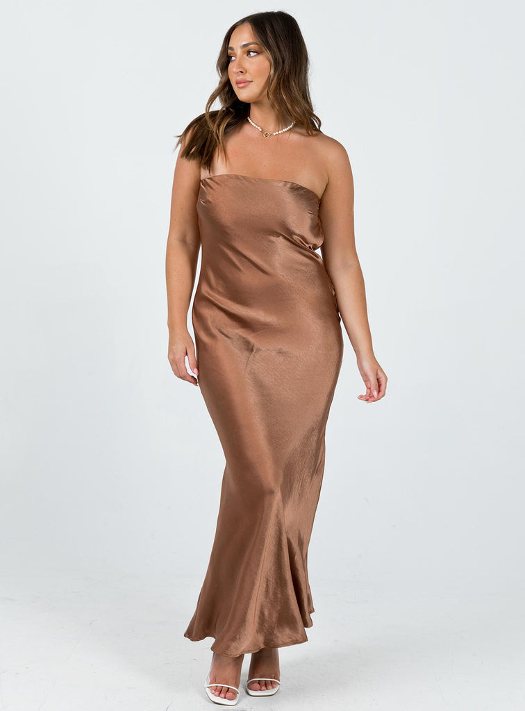 Hailee Dress - Brown main image 1