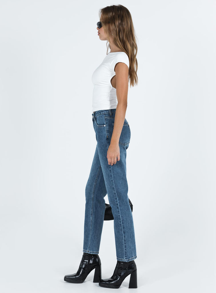 Louis Vuitton Mid-Rise Straight Leg Jeans US2, FR34 | Xs