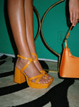 Caprice Heels Orange