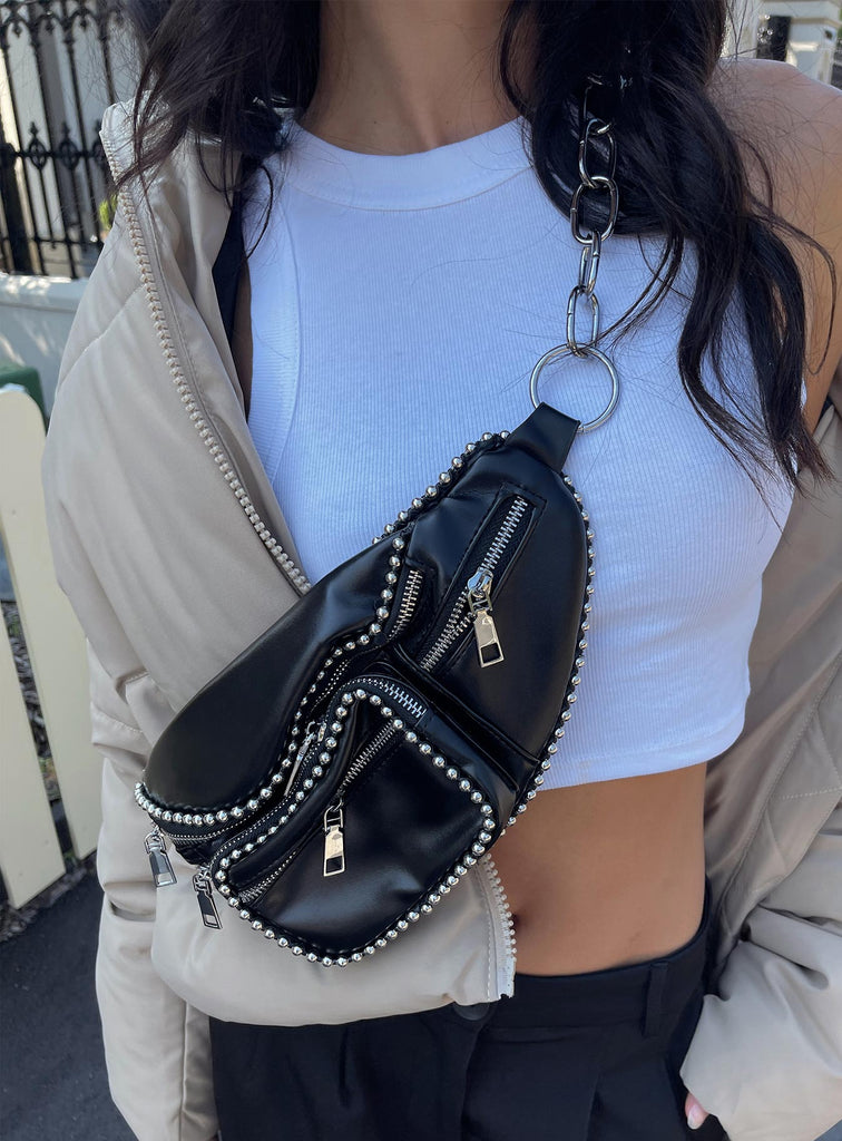 leather hip bag