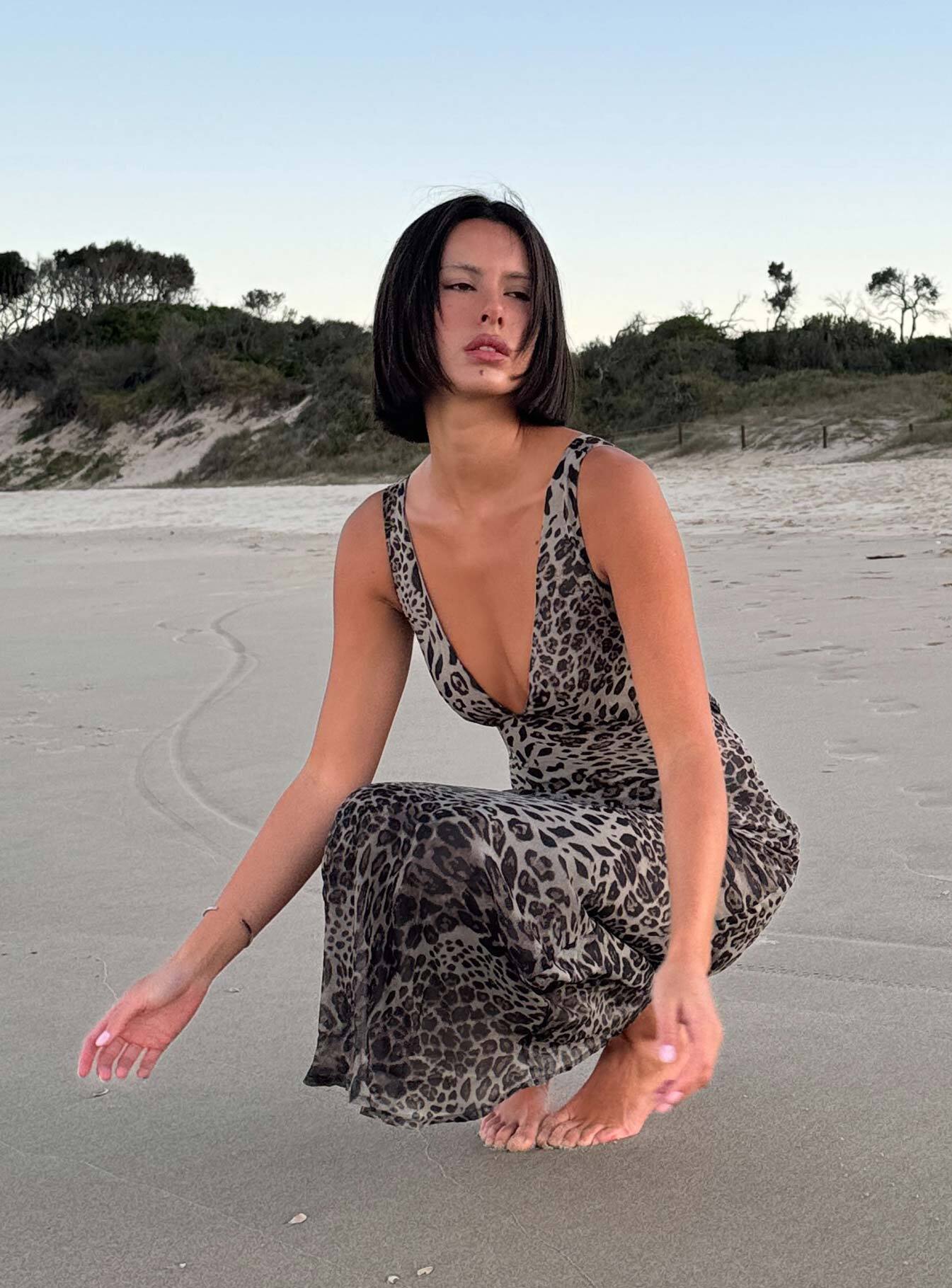 Nellie Maxi Dress Leopard | Princess Polly Nellie Maxi Dress Leopard | Princess Polly