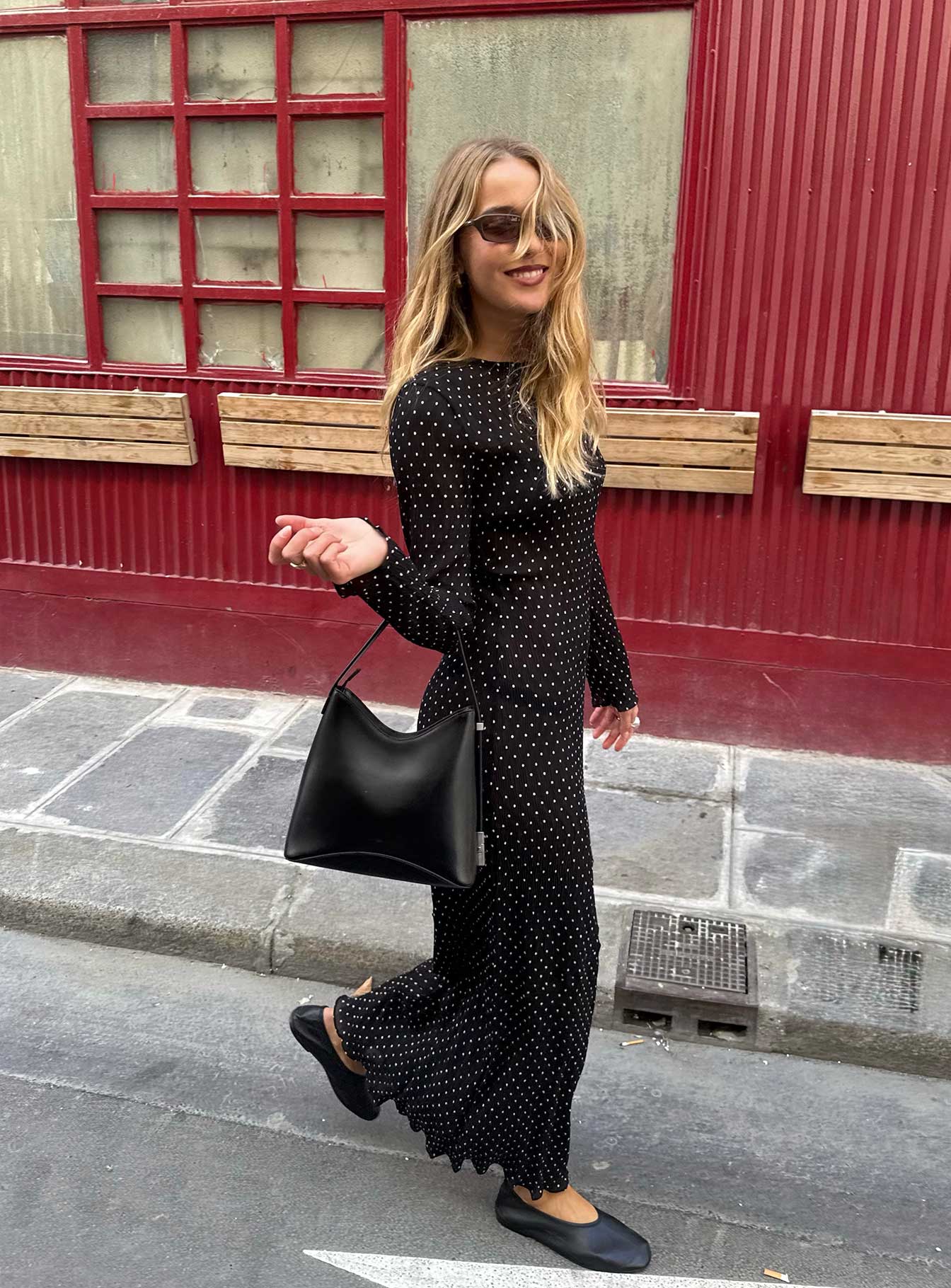 Haven Maxi Dress Noir Polka | Princess Polly Haven Maxi Dress Noir Polka | Princess Polly