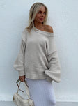 Harmony Sweater Beige Princess Polly  Cropped 