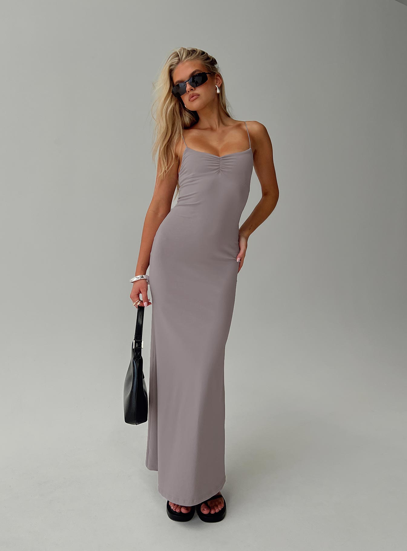 Arabellia maxi dress grey