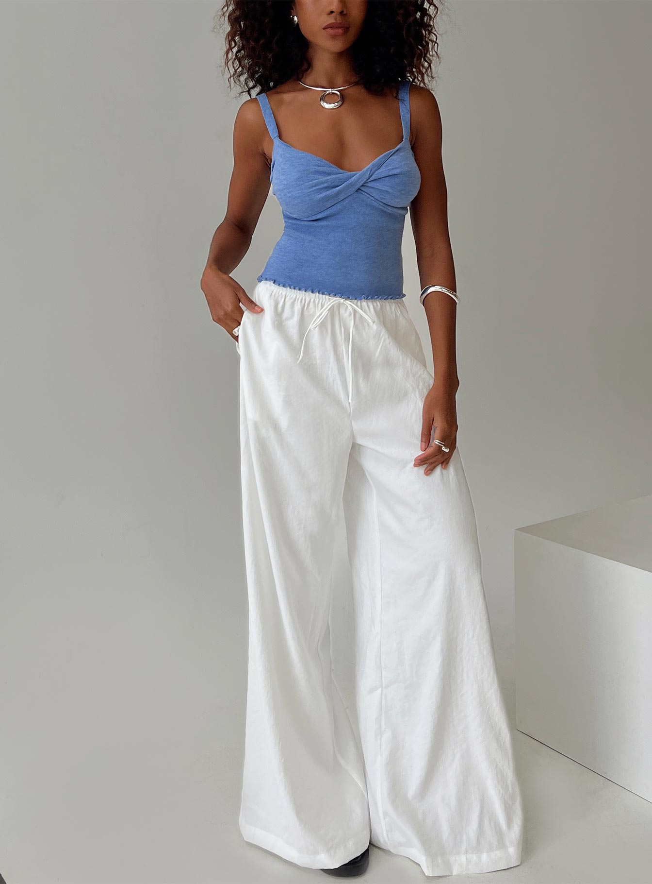 Barbieri pants white