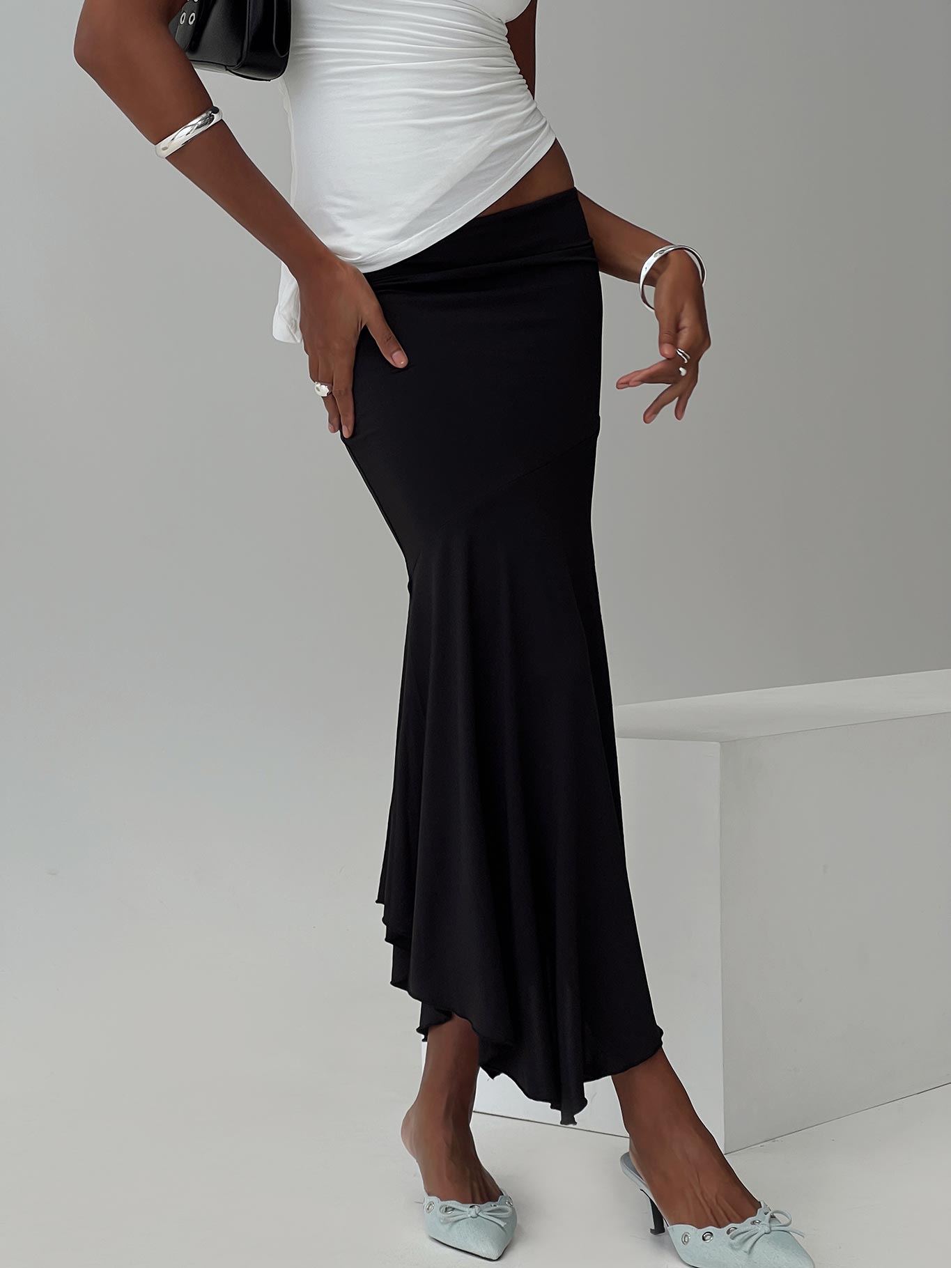 Dreamberry maxi skirt black