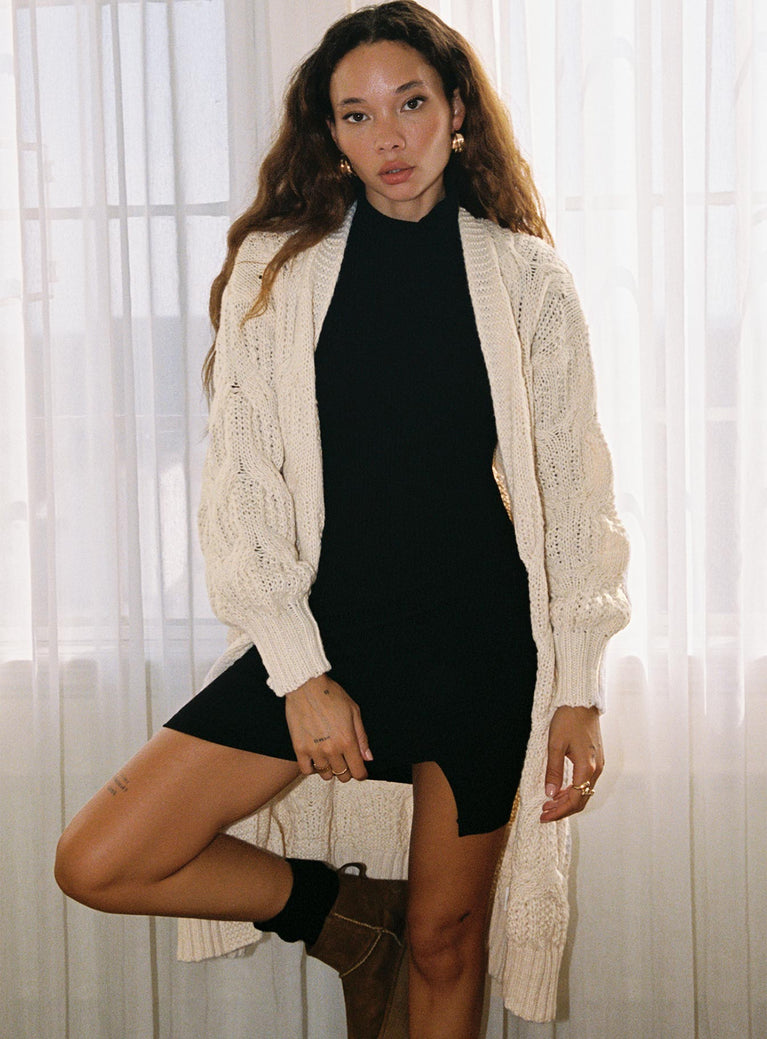 Abner Cable Cardigan Cream