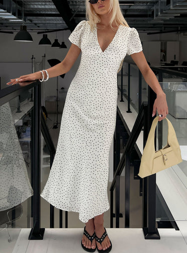 open lace back dress Delamere Mini Dress White Burnout