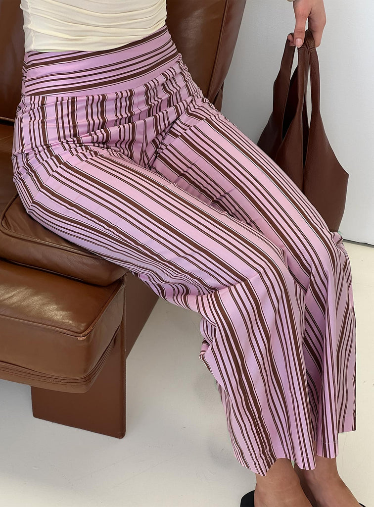 Lidoia Lace Panel Pants