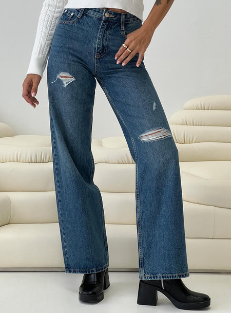 Straight Leg Jeans | High Waisted & Mid Rise | Princess Polly USA